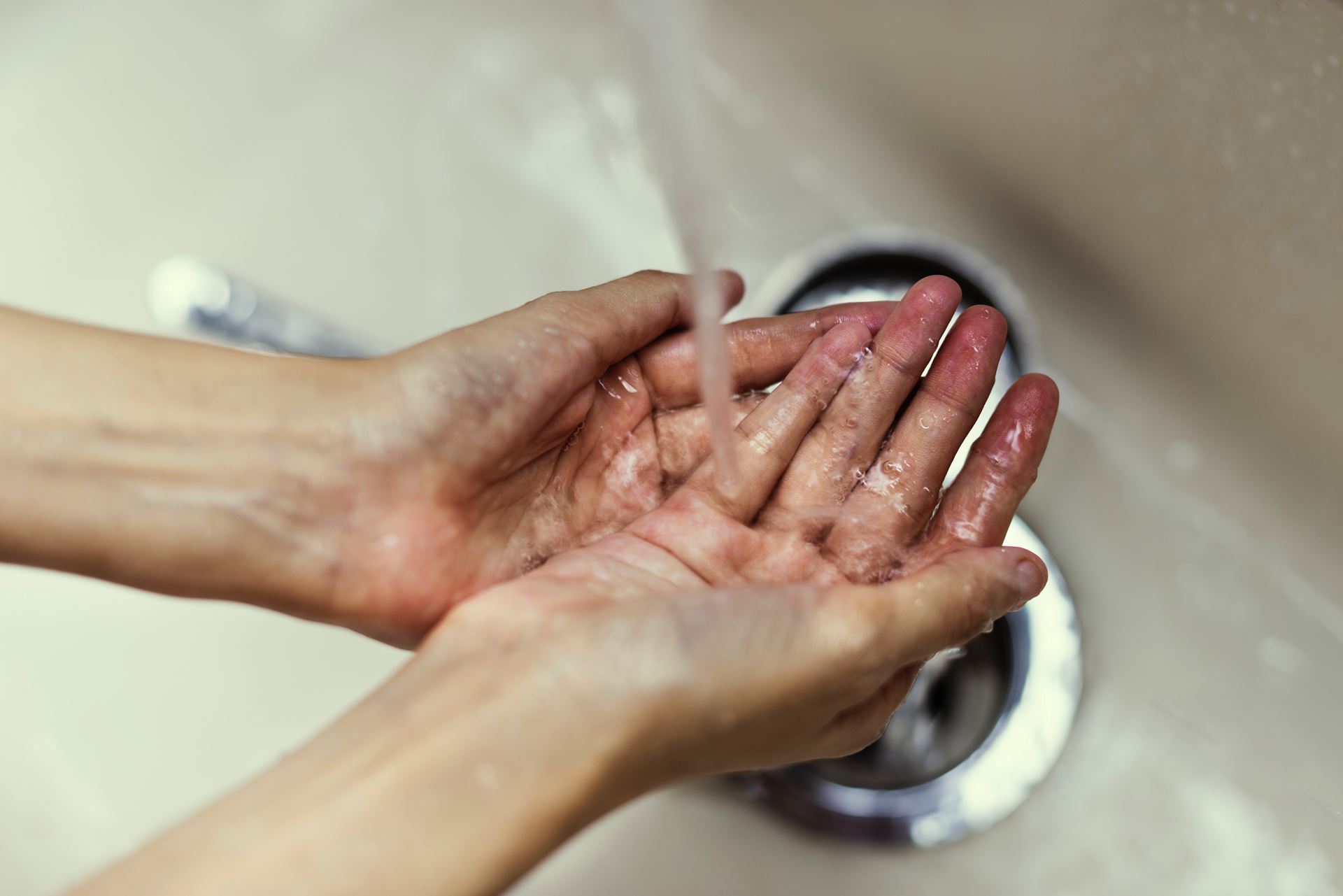 a close up of a hand